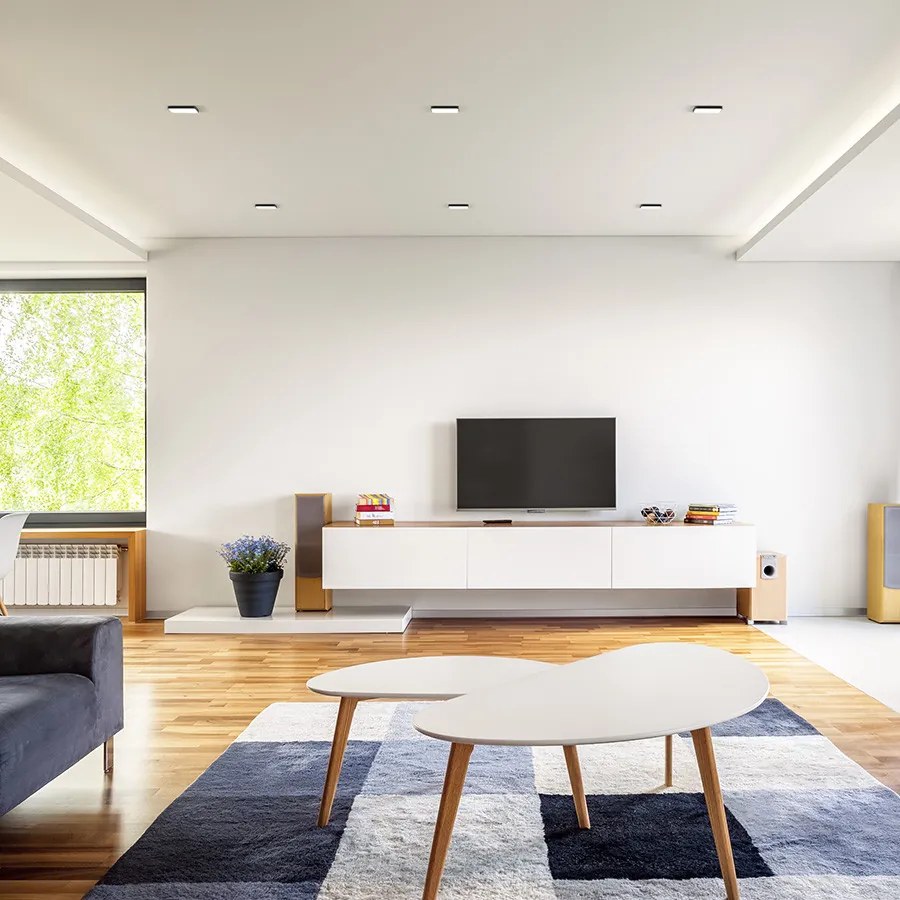 RENDL BJORK SQ 9 zápustná černá 230V LED 6W 3000K