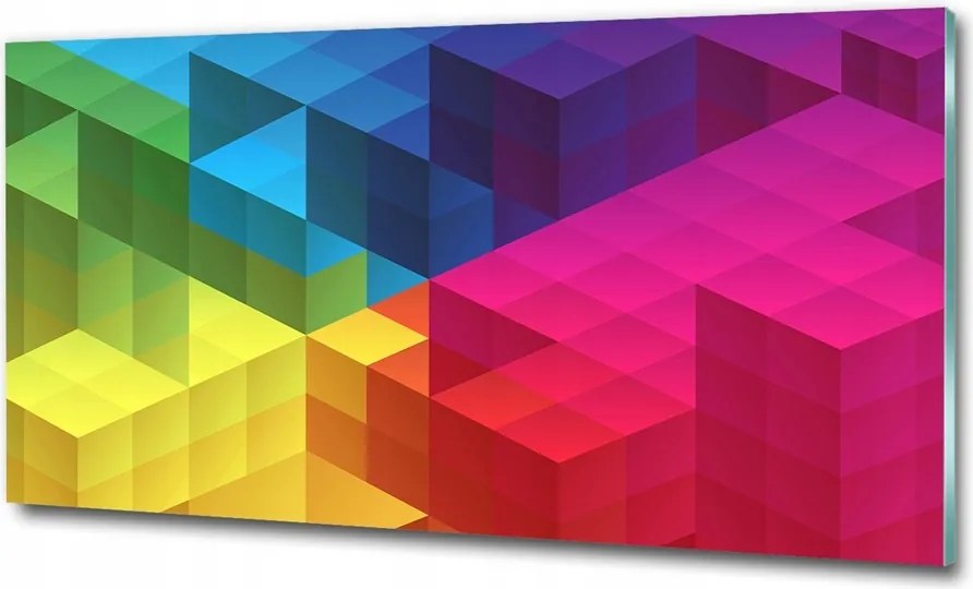 Fotó-üvegkép Geometrikus háttér 125x50