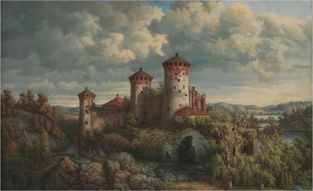 Fotótapéta Falra az előszoba konyhájába Romantikus táj 416x254