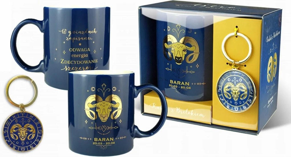 Bögre Kulcstartó Szett Astro Kos Pan Dragon