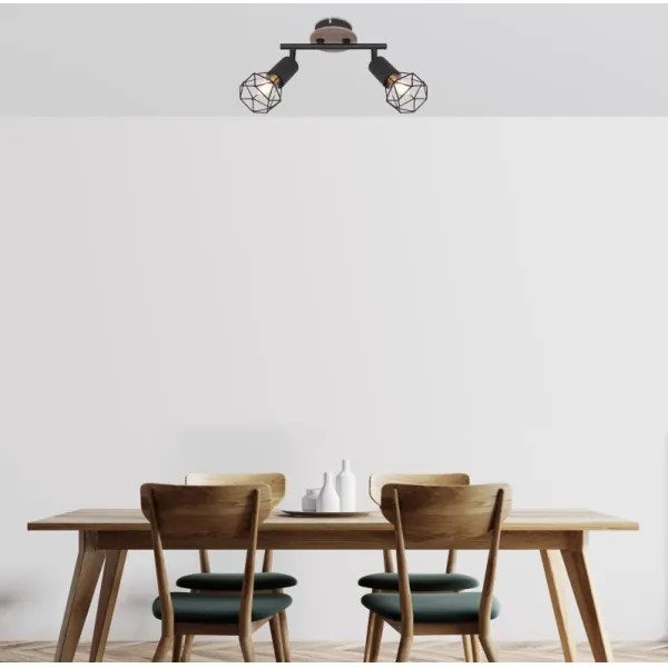 Globo 54802S-2H - Spotlámpa XARA 2xE14/40W/230V