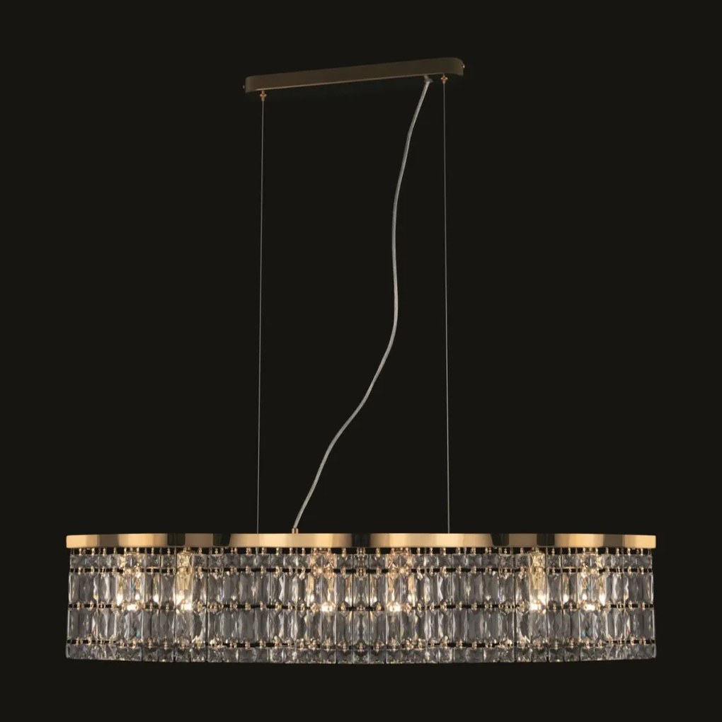 MAYTONI DIA005PL-06G DUNE Kristály Függesztett Lámpa Arany E14 IP20