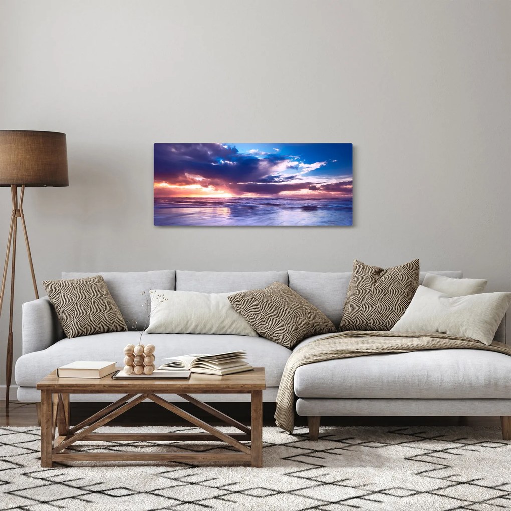 Kép - Naplemente a tengerparton (120x50 cm)