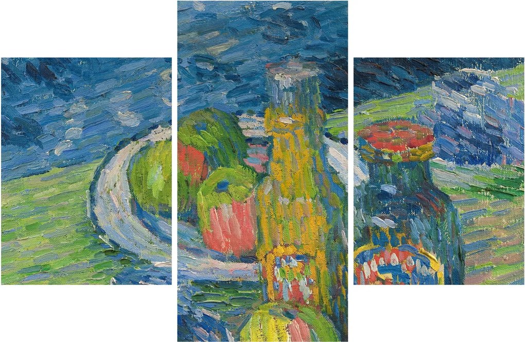 Kép - Alexej von Jawlensky, Still Life with Bottles and Fruit, reprodukciók (90x60 cm)