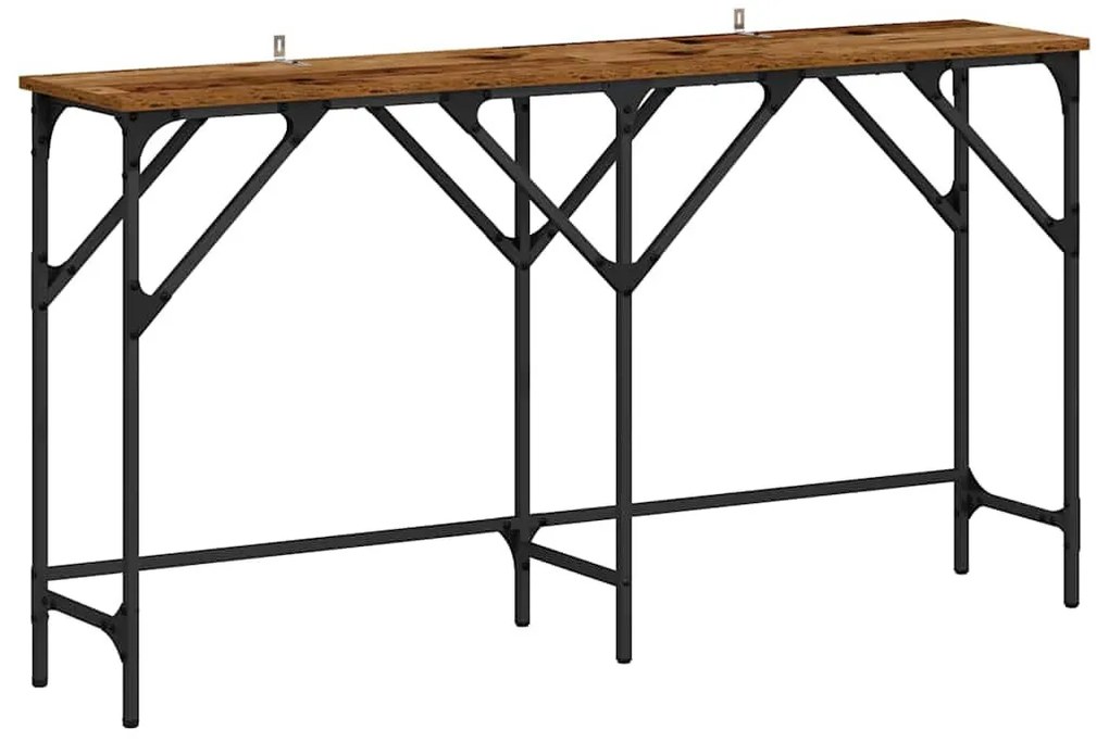 Konzolasztal Régi fa 140 x 29 x 75 cm Faanyag