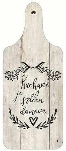 Bohemia Gifts Az otthon szíve dekoratív fa vágódeszka