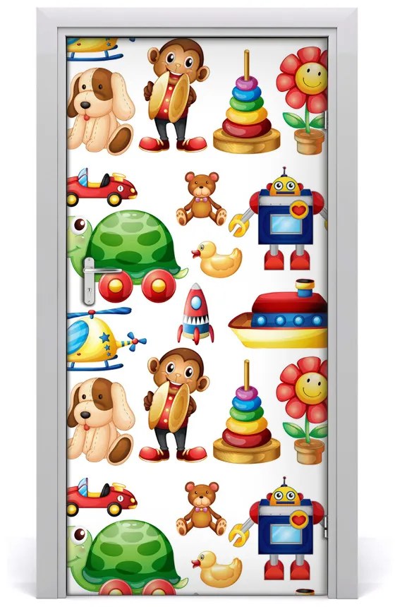 Ajtómatrica Játékok 75x205 cm