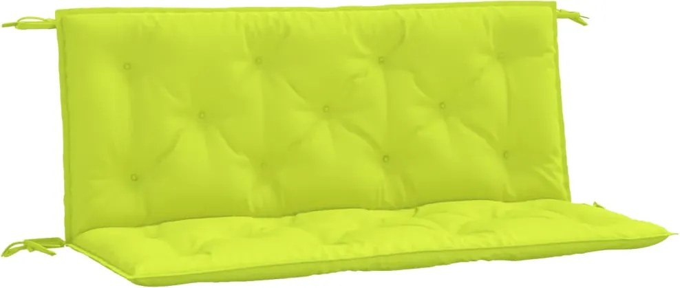 vidaXL 2 db élénkzöld oxford szövet kerti padpárna 120 x 50 x 7 cm