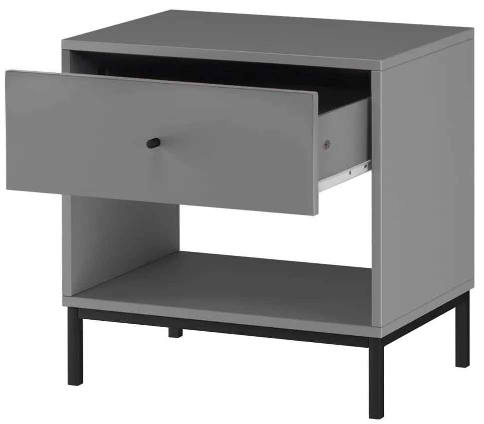 Szürke éjjeliszekrény Celine – Støraa