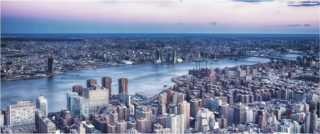 New York képe (120x50 cm)
