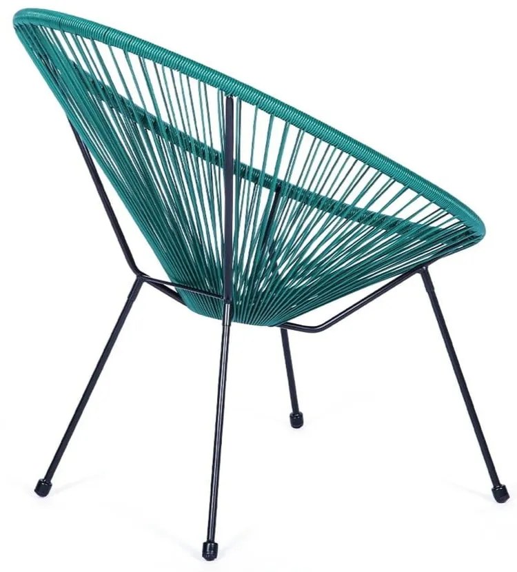 Zöld fém-műanyag kerti fotel Avocado Comfort – Bonami Selection