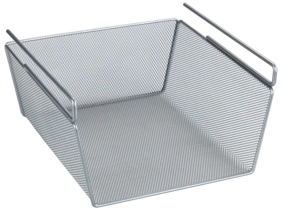 WENKO 53142100 - 27,5 x 28 cm-es ezüstszínű kosár