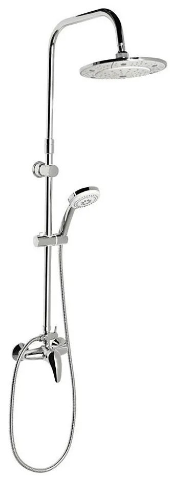 Aqualine - KASIOPEA zuhanyszett csapteleppel, fényes króm