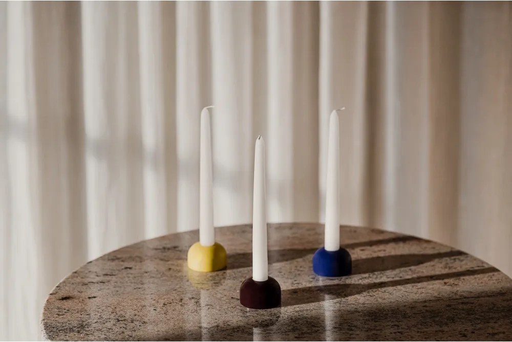 Fa gyertyatartó készlet 3 db-os Lums – noo.ma