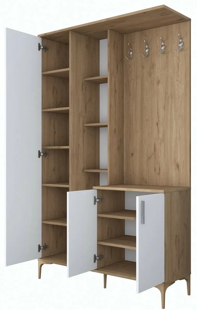 Ewe White and Walnut előszoba szett