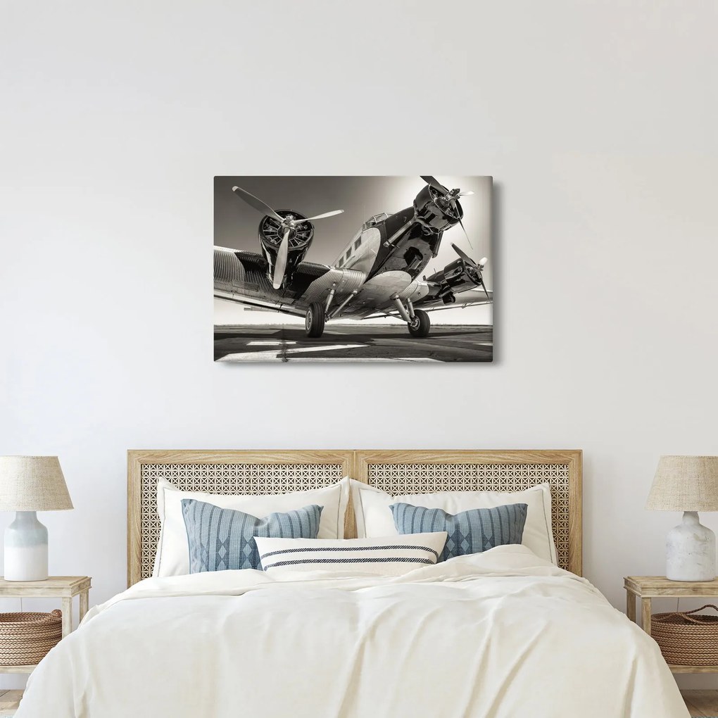 Kép - Történelmi repülőgépek (90x60 cm)