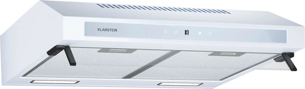 Klarstein Purista Force motorháztető, Kompakt, 384,8 m³/h, EEK C, Kétmotoros technológia