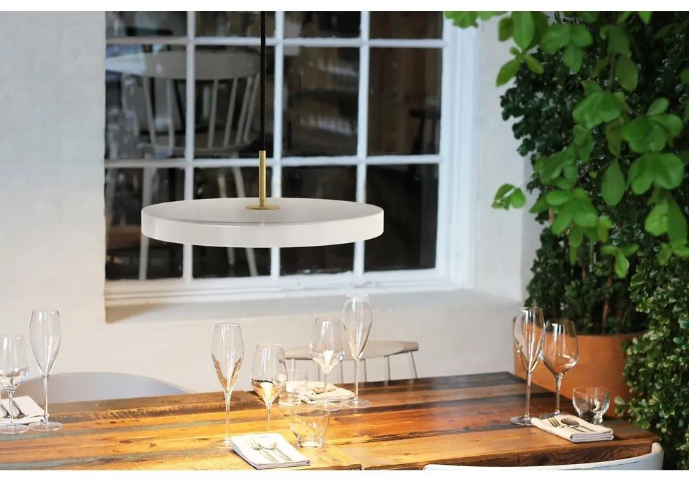 Fehér LED függőlámpa fém búrával ø 31 cm Asteria Mini – UMAGE