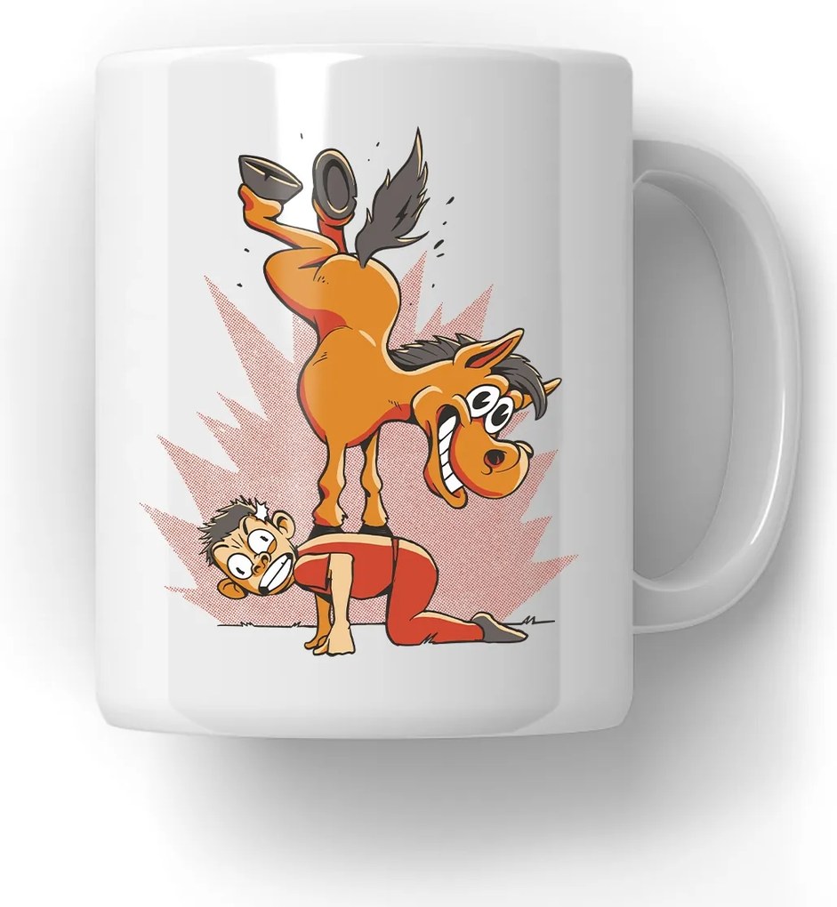 Bögre Ló Akrobata Ajándék Nyomtatott Ló