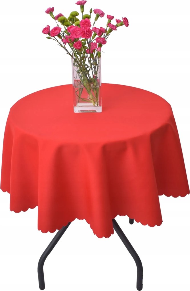 Abrosz Foltálló Pasztell Kerek Piros 80 CM