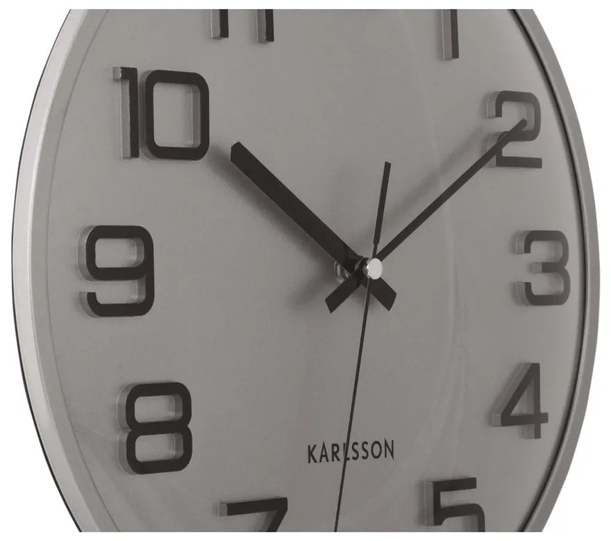 Falióra ø 30,5 cm 3D Numbers – Karlsson