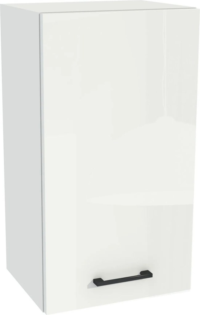 Konyhaszekrény felső 40/72 Capri korpusz Fehér front Fehér Akril Fényes