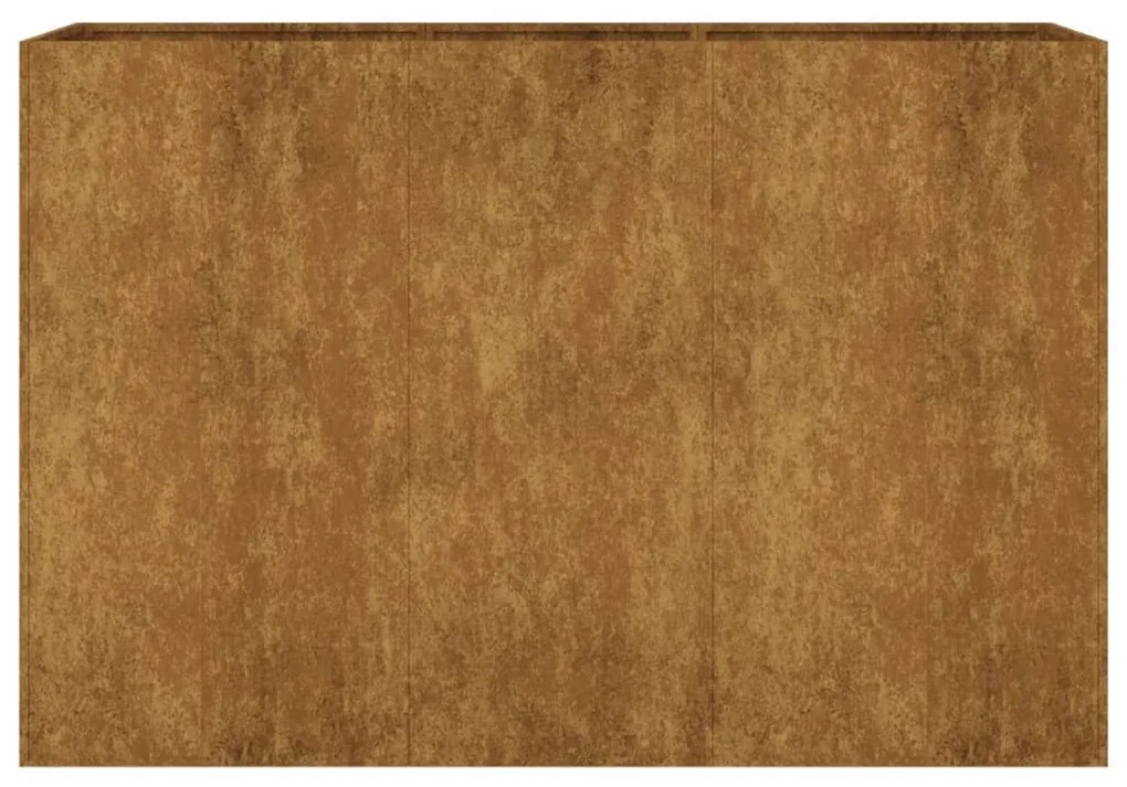 corten acél kerti magaságyás 120x40x80 cm