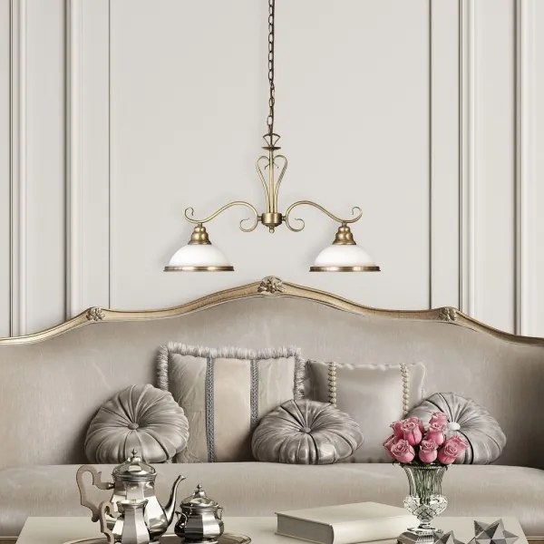 Rabalux 2757 - Csillár ELISETT 2xE27/60W/230V