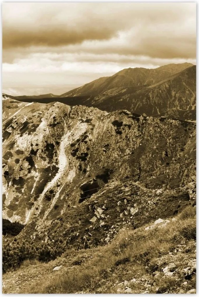 Poszterek 80x120 Tátra Lengyel hegyek Kilátás