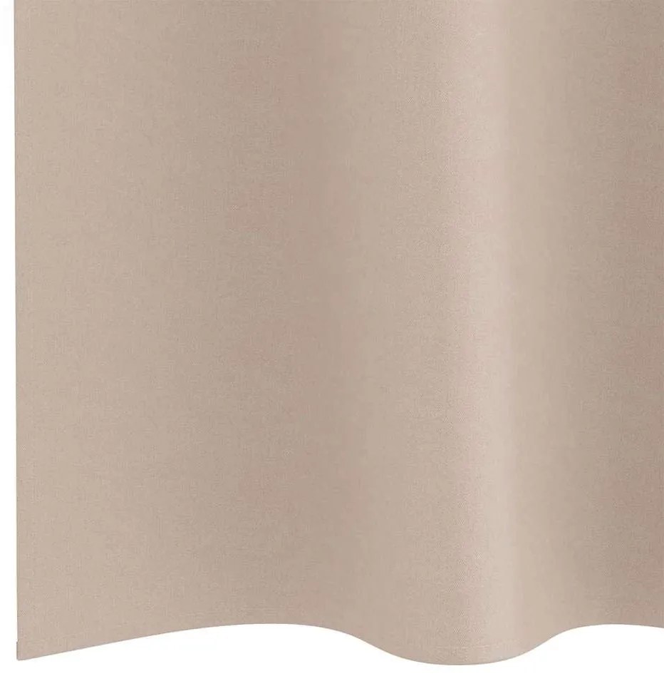 Függönyök függönyökkel 2 pcs Tópszínű 225x140cm Poliészter
