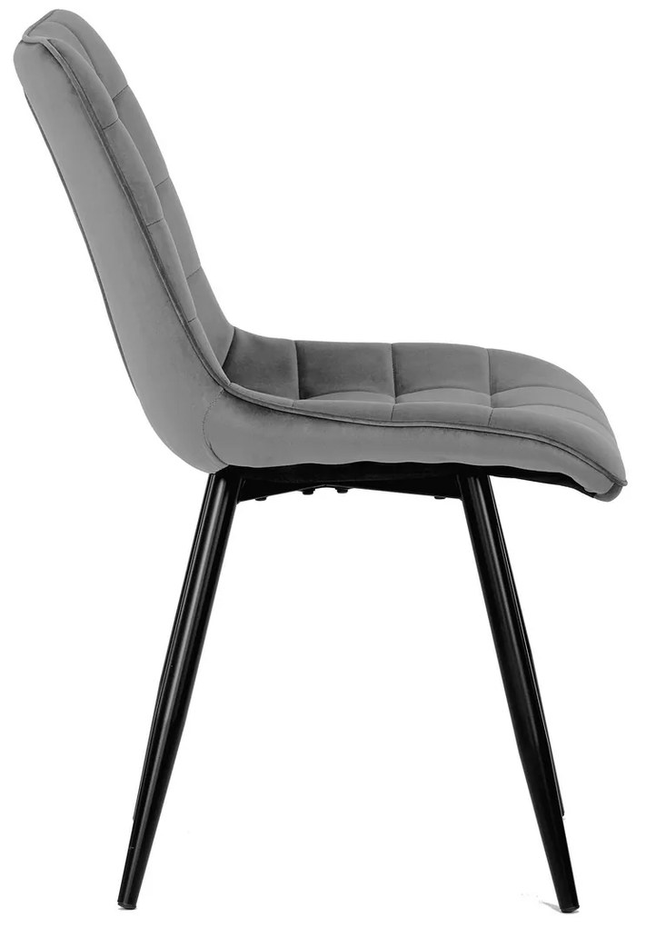 Étkezőszék garnitúra CT-384 GREY4, 4 db