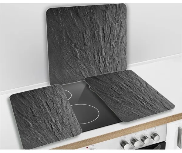 WENKO 2712984500 - ABDECKPLATTE fedőlap - NEUTRAL 56x50 cm fekete/átlátszó