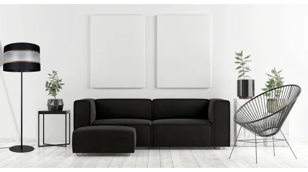 Álllólámpa CORAL 1xE27/60W/230V fekete