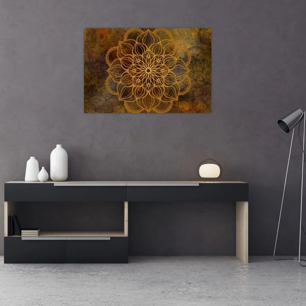 Kép - Az öröm mandala (90x60 cm)