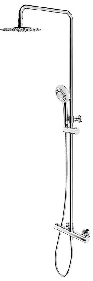 OMNIRES Y1244X/6CR - Zuhanyszett termosztátos Y csapteleppel, króm fényes