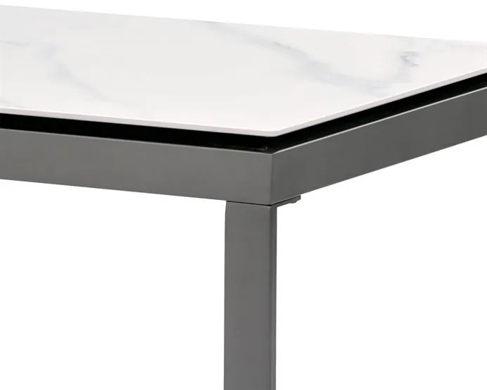 Dohányzóasztal 121 × 61 × 45 cm, szinterezett kerámia, márvány AHG-284 WT