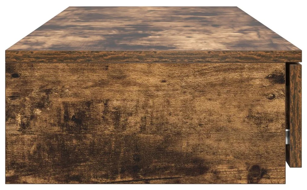 Ágyfiókok Füstölt Tölgy 120x36,5x16,5 cm Műanyag