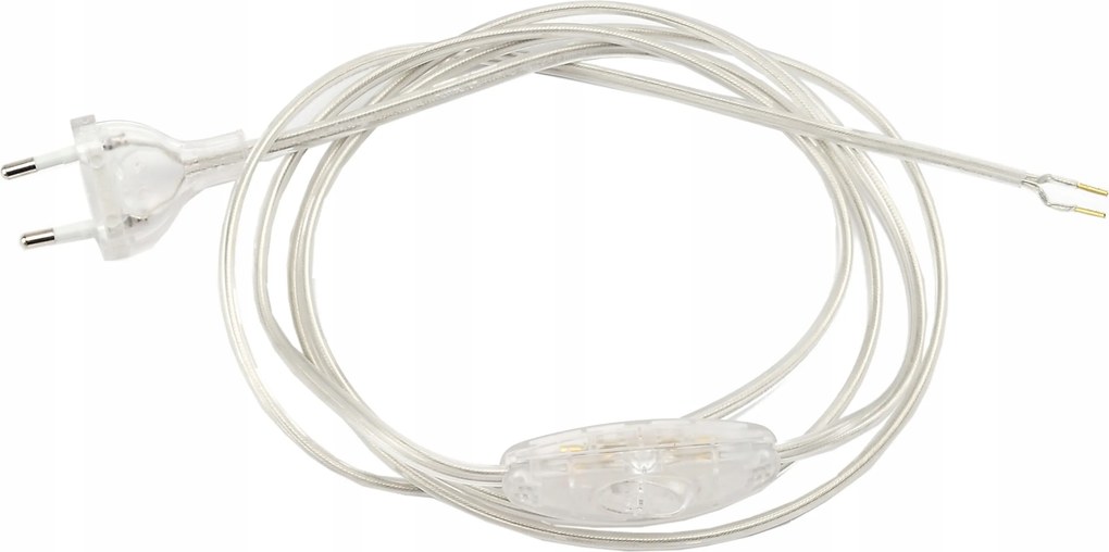 1,5 m-es csatlakozókábel dugóval és kapcsolóval loft retro Diy lámpákhoz