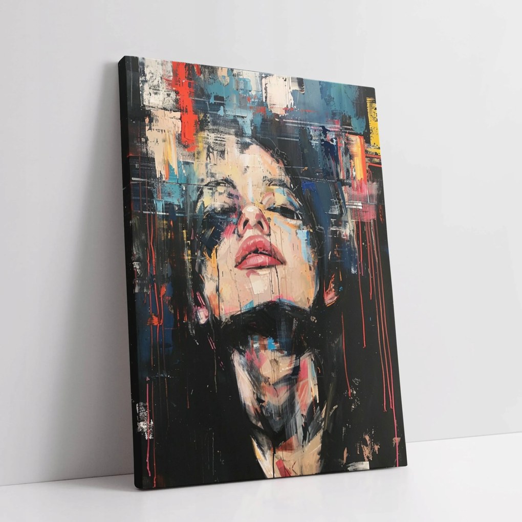 Vászonkép Nő modern művészet otthon nappali szoba 45x60