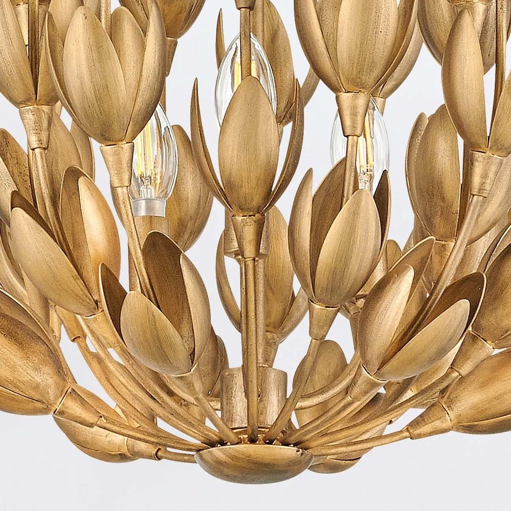 Quintiesse klasszikus függeszték flora arany elsqn-flora3-gd