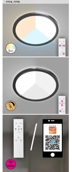 Rabalux 7774-LED Dimmelhető kültéri lámpa LED/15W/230V Wi-Fi Tuya IP44 + távirányító