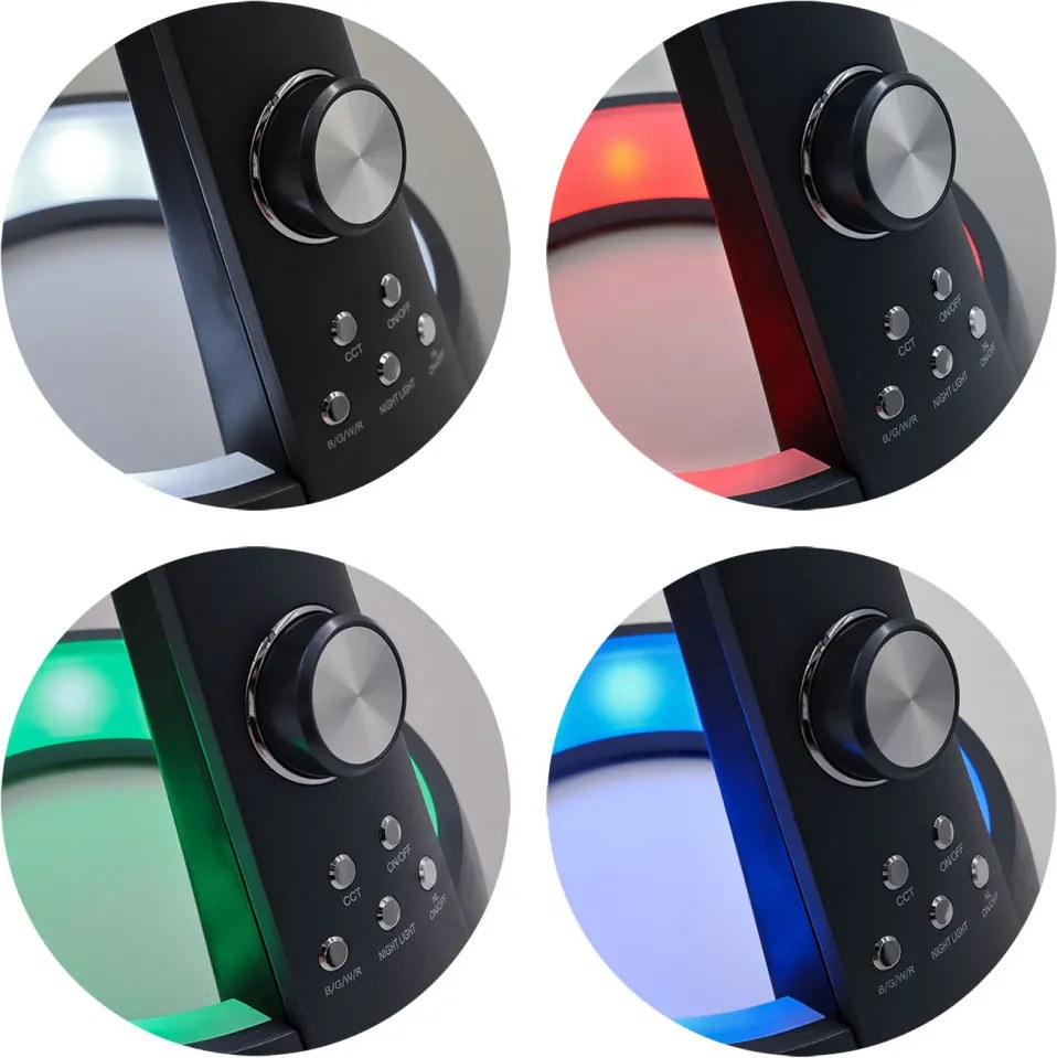 KAJA K-BL1063 SREBRNY BERKANE Ezüst Színű Asztali Lámpa 8W LED 790Lm 3000-6300K IP20