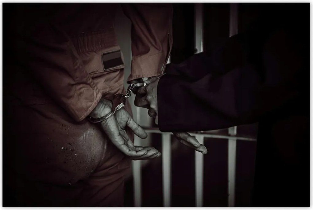 Poszterek 120x80 Bandita fogoly rendőrség