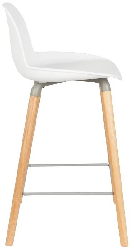 Alber Kuip 2 db fehér bárszék, ülésmagasság 65 cm - Zuiver