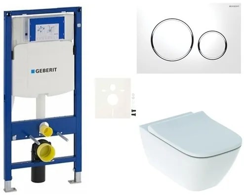 Fali wc szett Geberit Smyle világos falakhoz / előfalhoz SIKOGESSMSS20