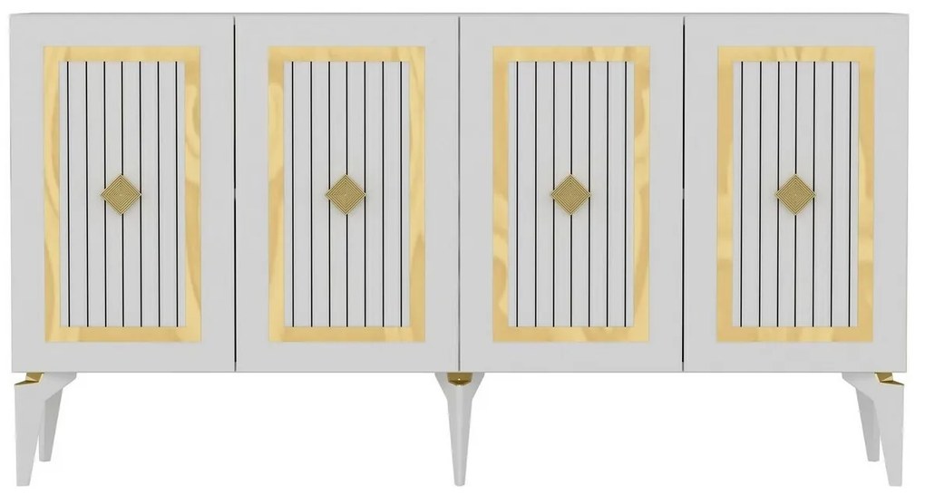 Nora White and Gold szekrény