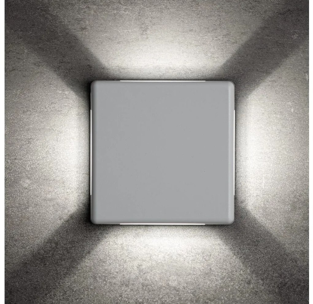 Kanlux 39180 - REFAZI LED kültéri fali lámpatest, 6 W, 230 V, IP54, fehér