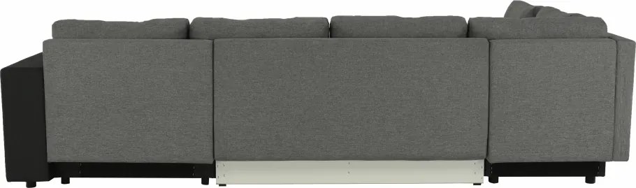 Univerzális ülőgarnitúra, sötétszürke/szürke, MERSI