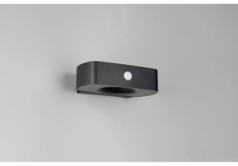 Napelemes LED fali kültéri lámpa (magasság 6 cm) Bilbao – Reality