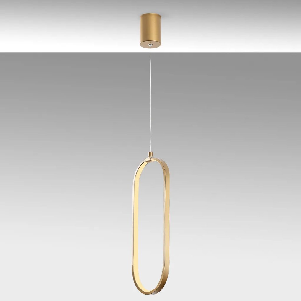 Can 13561 arany LED függőlámpa, 17 x 50 cm